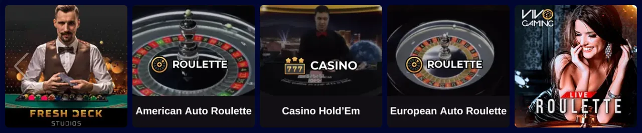 Royal Planet Casino live dealer games